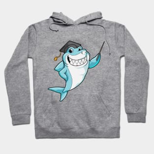 Shark as Teacher with Pointer Hoodie